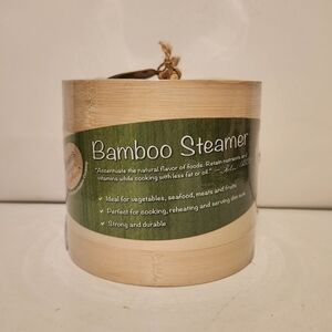Brand New 6" Bamboo Steamer Helen's Asian Kitchen
